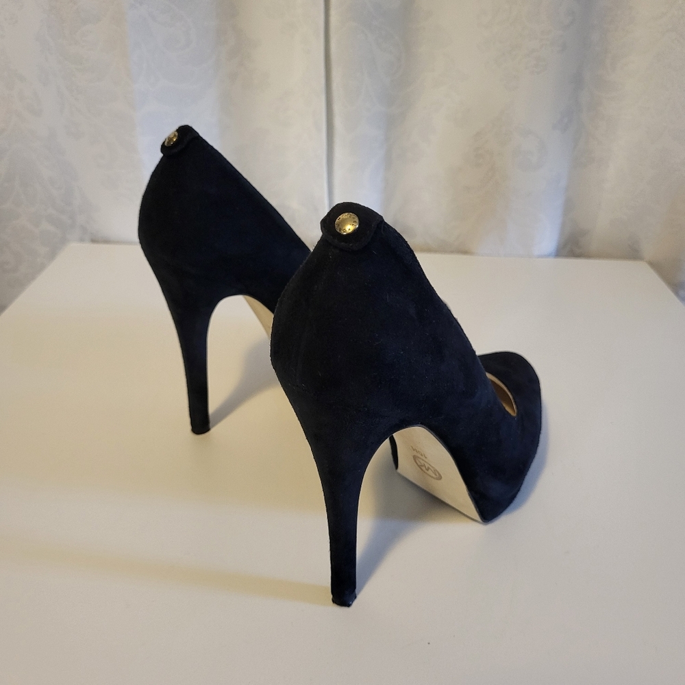 Michael Kors Black Stiletto Heels, Shoes, Pumps, Suede Size 10m - Picture 14 of 15